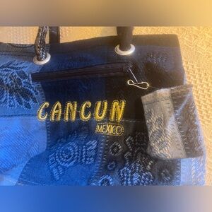 Blue Cancun Tote Bag
